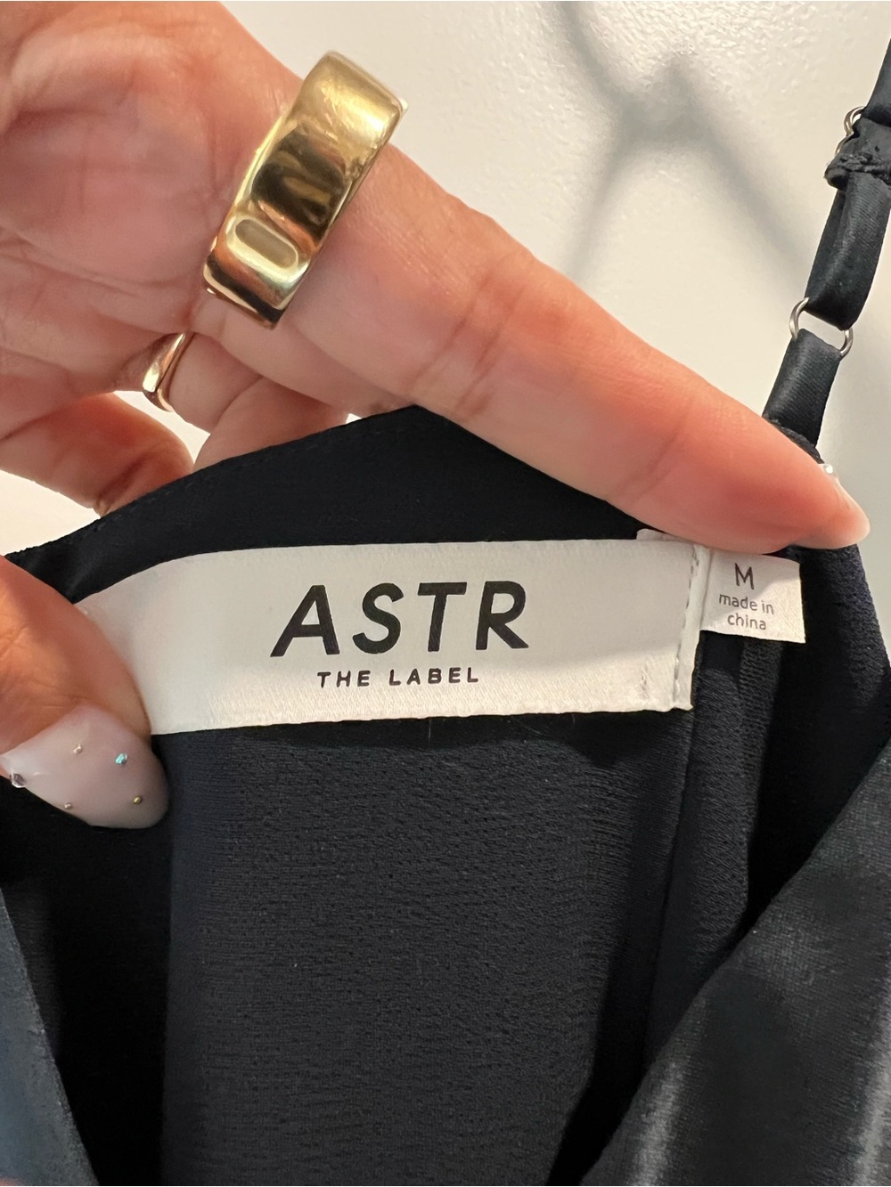 Astr Satin Pleated Drop Waist Maxi Dress in Dark Navy - Picture 2 of 6